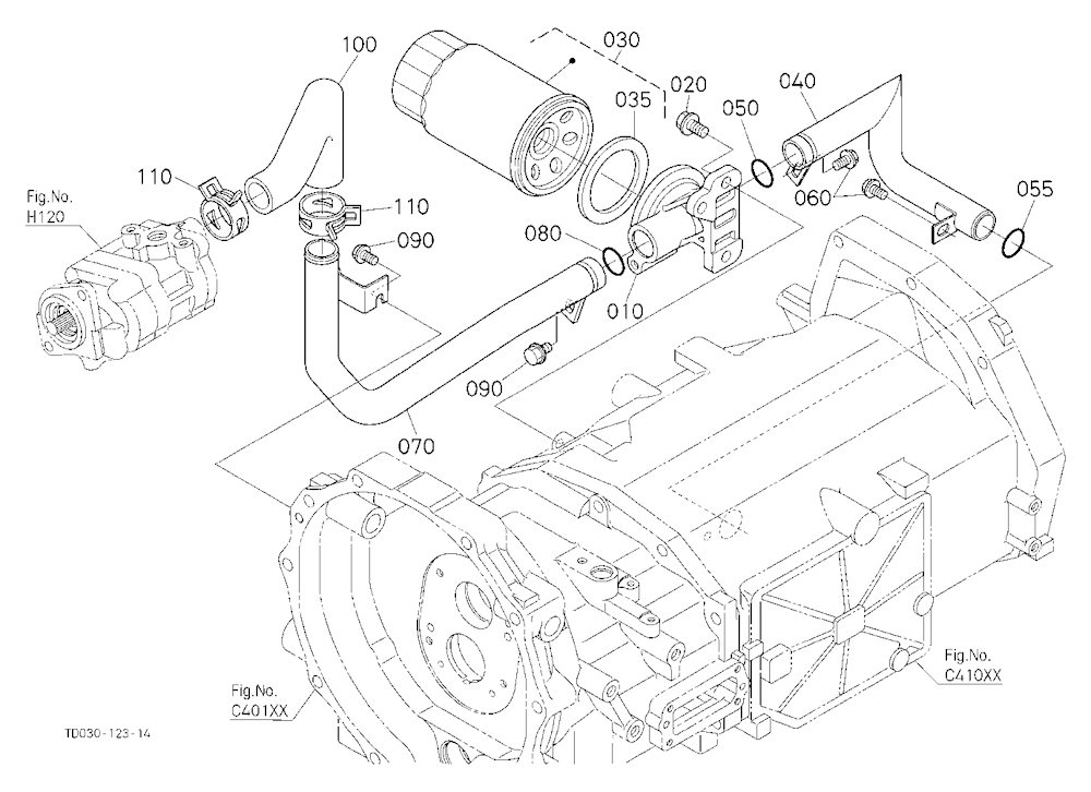 Hydraulic Oil Line(Inlet) [Except Hst Type]