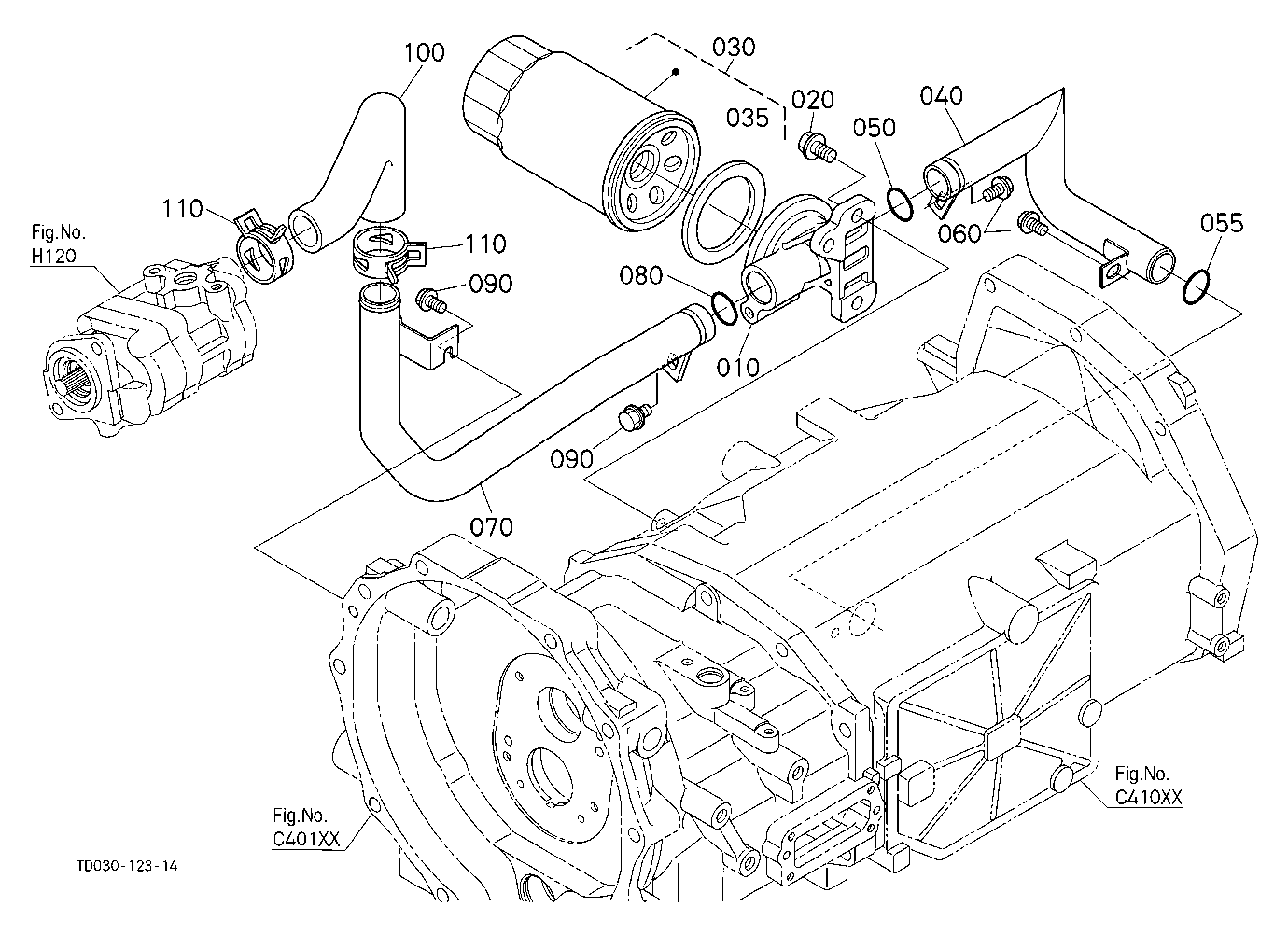 Hydraulic Oil Line(Inlet) [Except Hst Type]