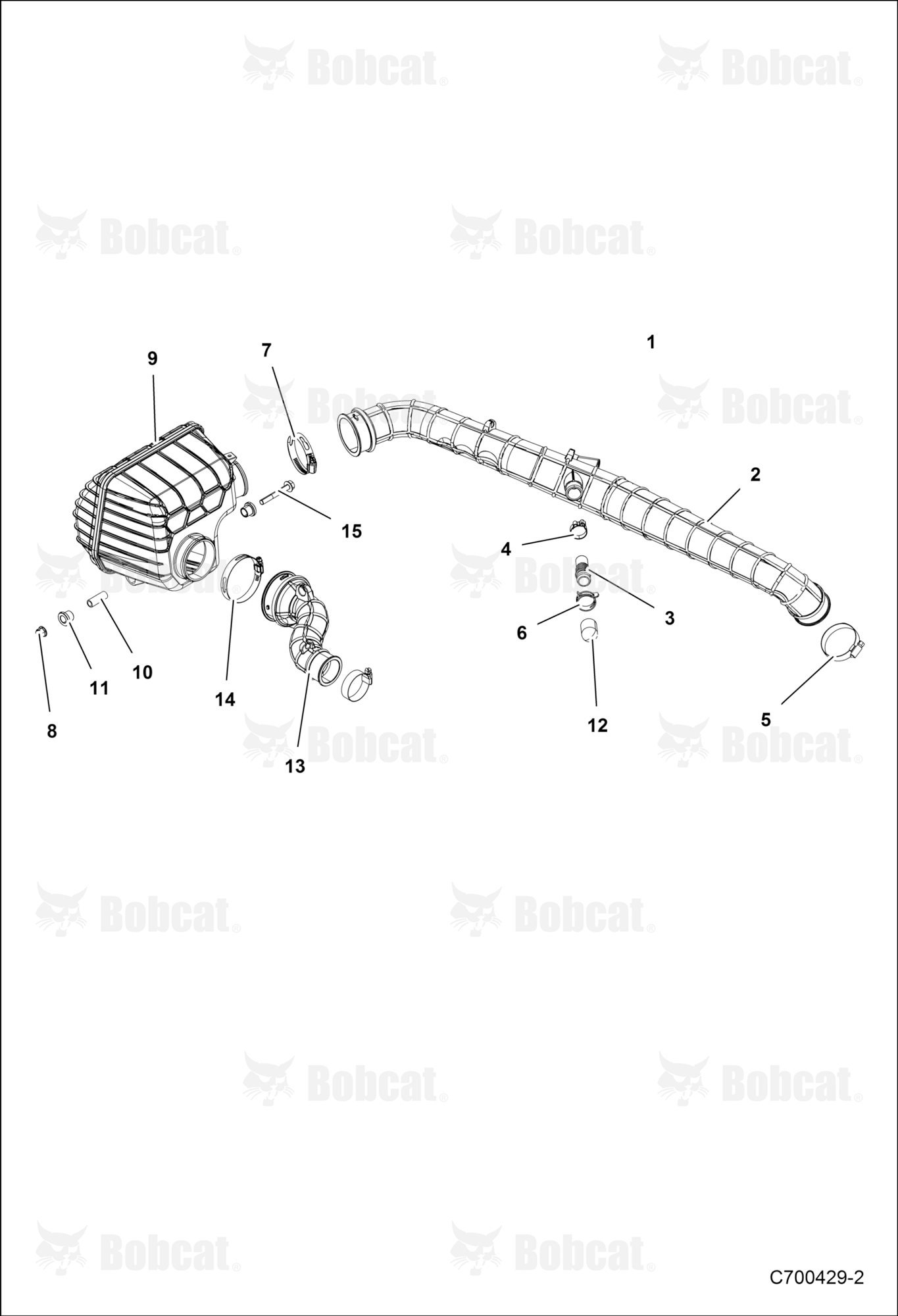 ENGINE, Air INTAKE, Rear