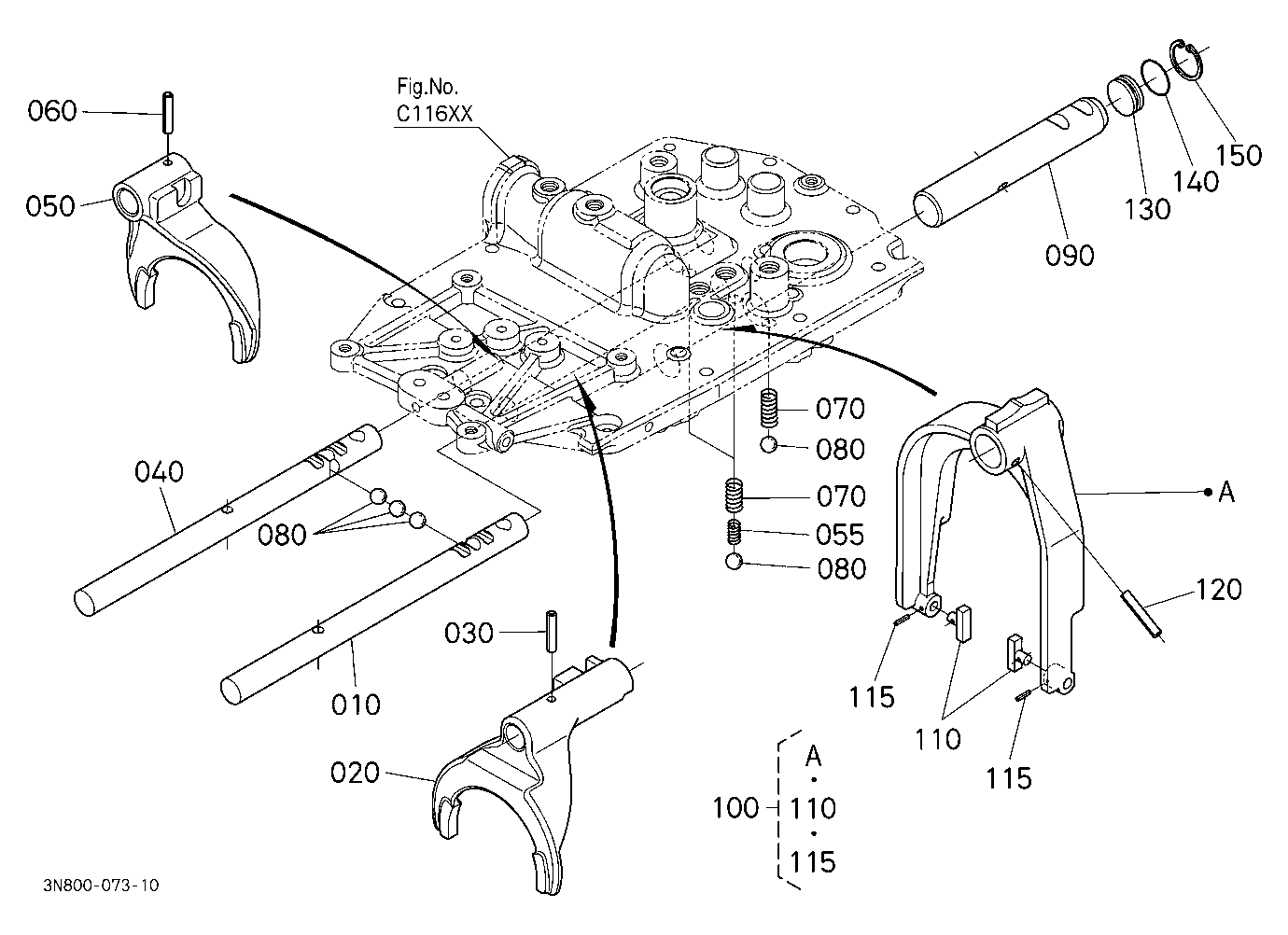 Main Gear Shift Fork