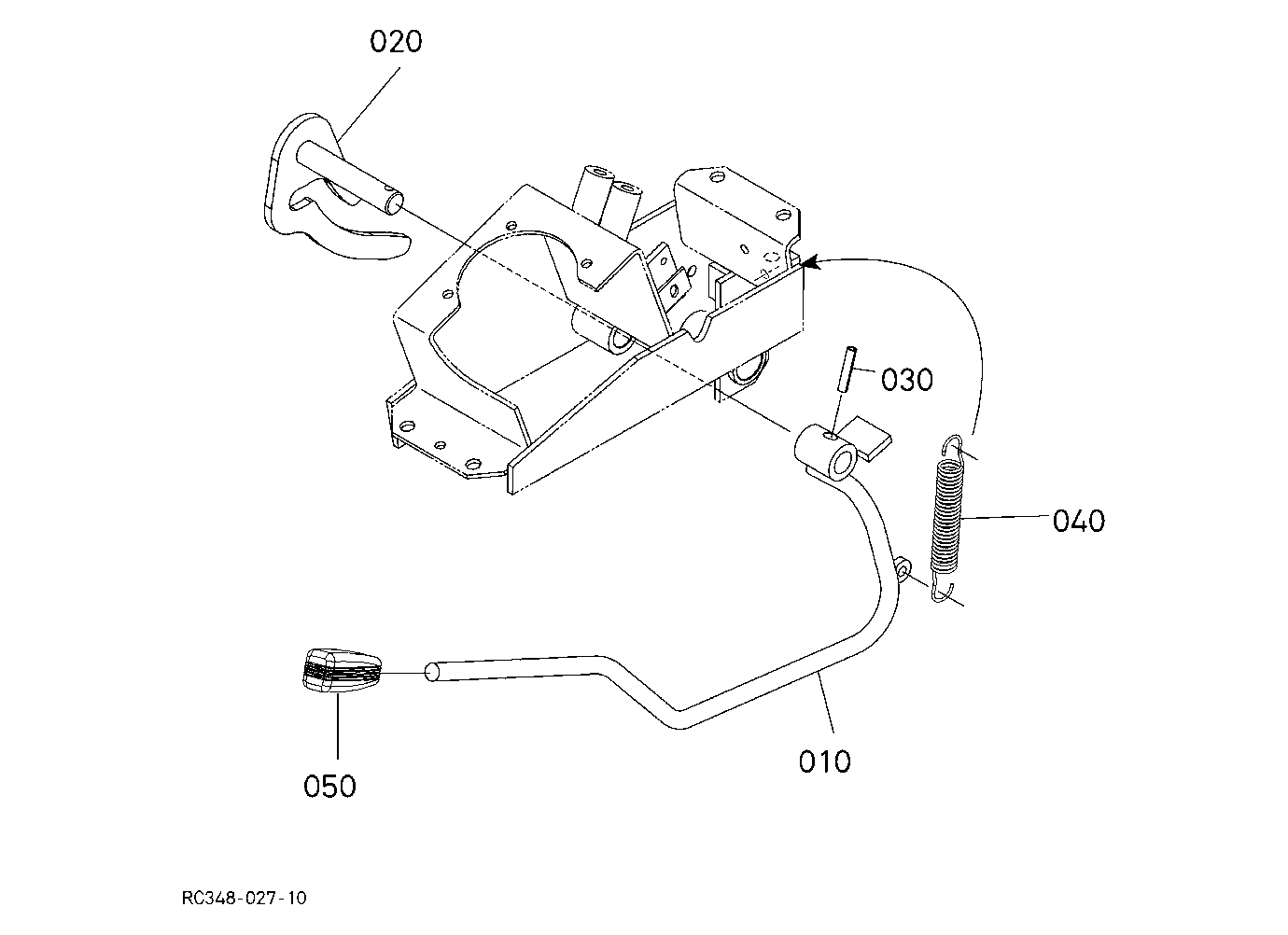 Control Pedal(Swivel/Swing Change)