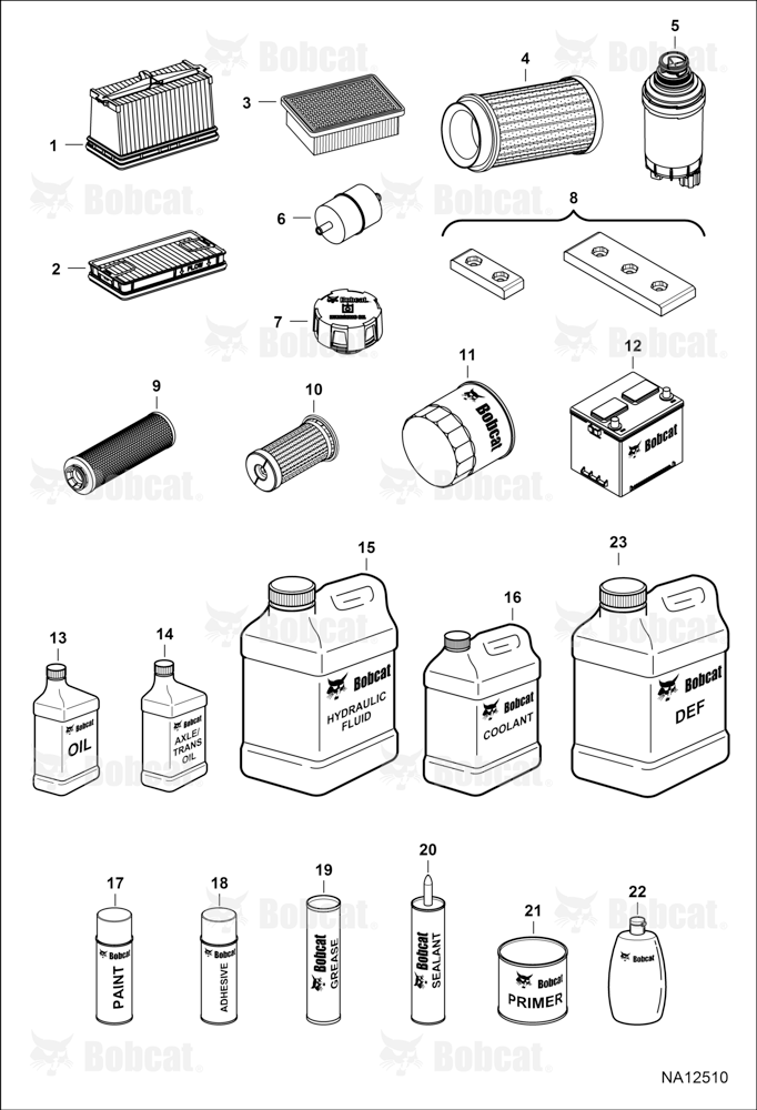 Maintenance Items (Service Parts)