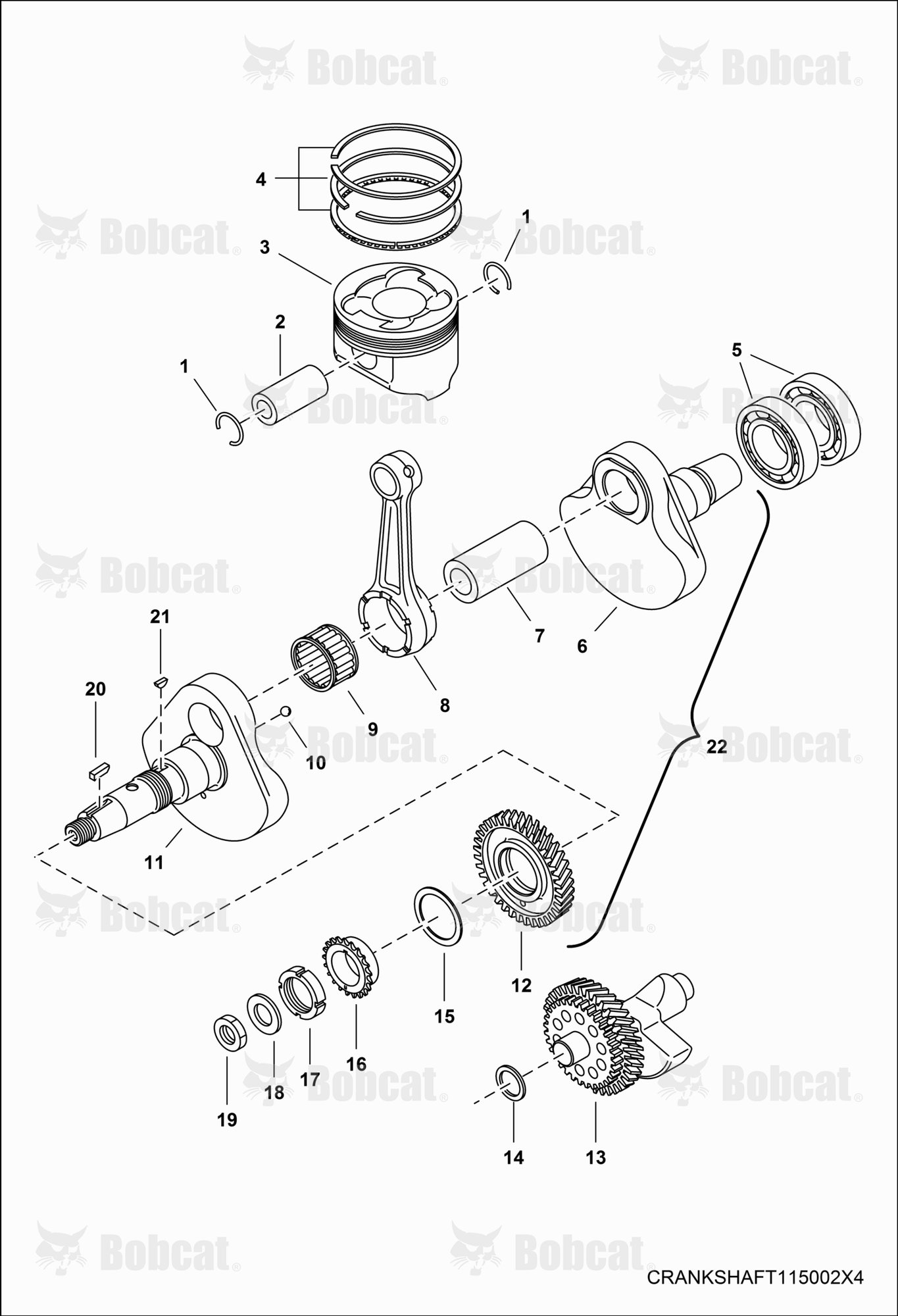 ENGINE, Crankshaft & Piston