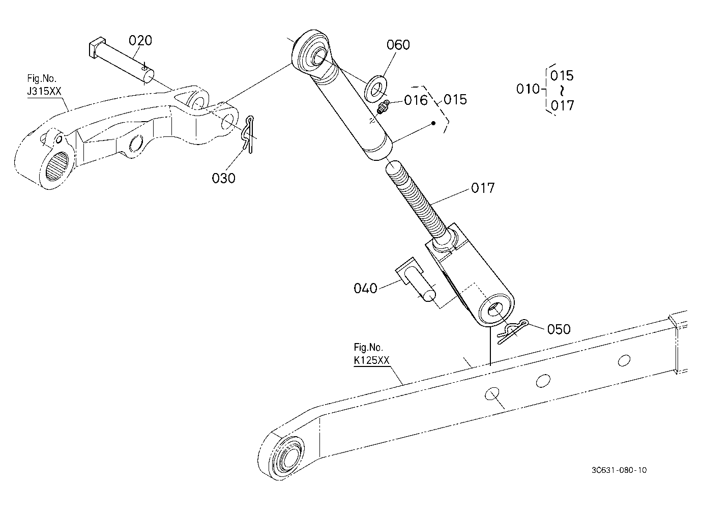 Lift Rod Lh