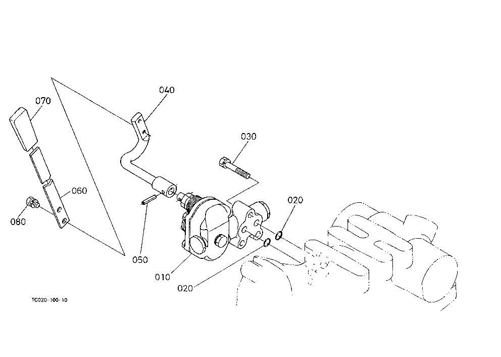 Draft Control Lever (With Draft) [Option]
