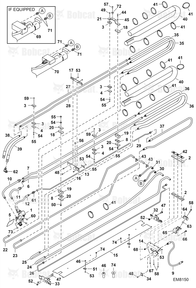 Hydraulic Circuitry (Boom Auxiliary, Tilt & Extension)