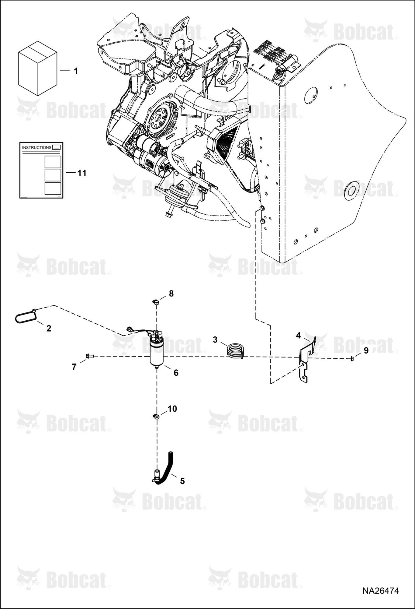 Lift Pump Conversion Kit (Carter to Bosch)