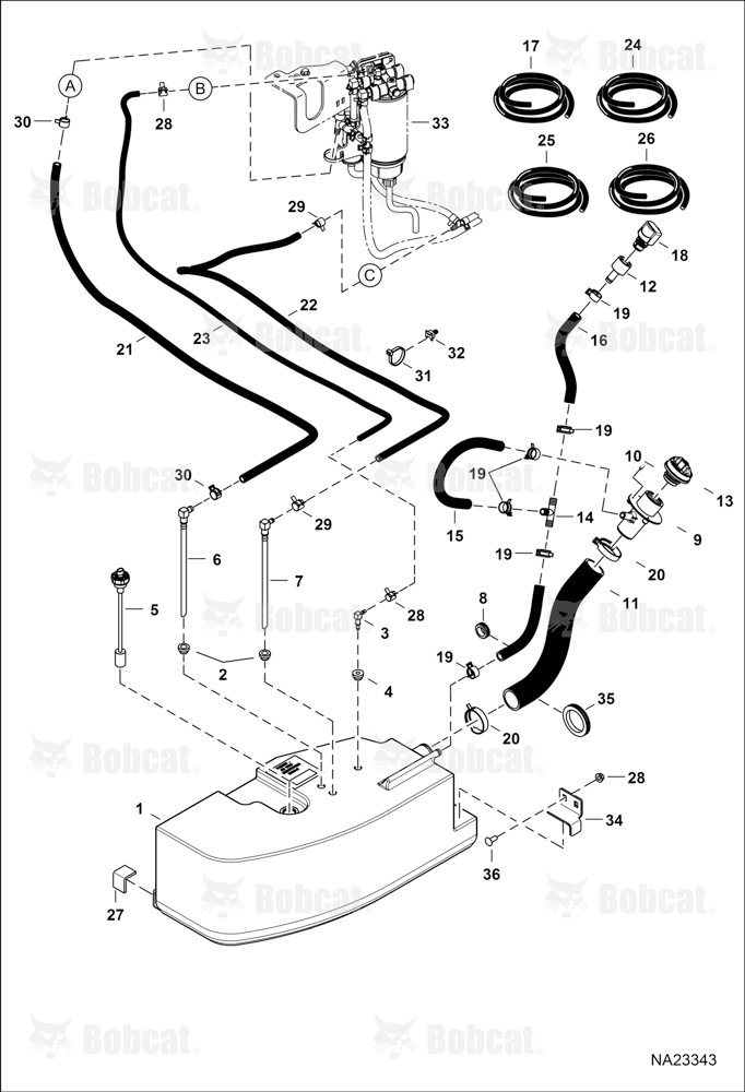 Engine & Attaching Parts (Fuel System) (Fuel Tank)