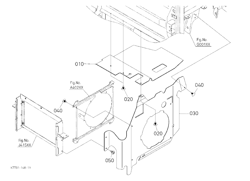 Radiator Shield (Rear)