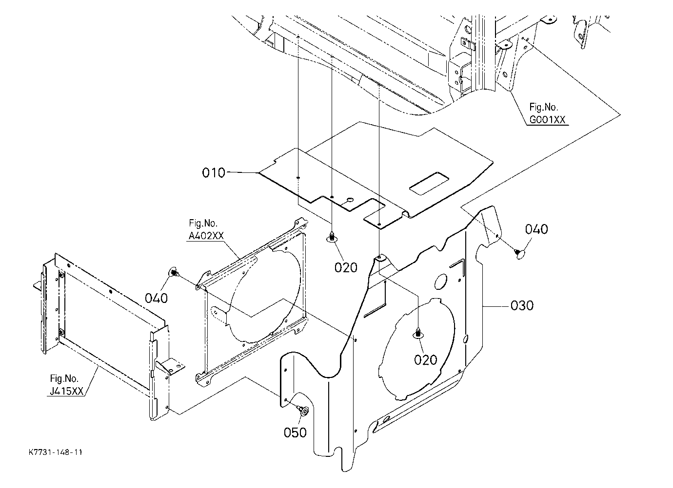 Radiator Shield (Rear)