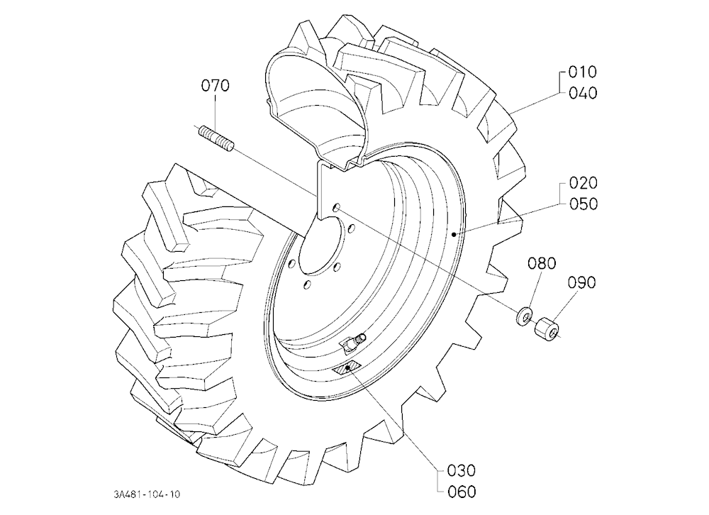 Front Wheel (280/70R18) [Option]