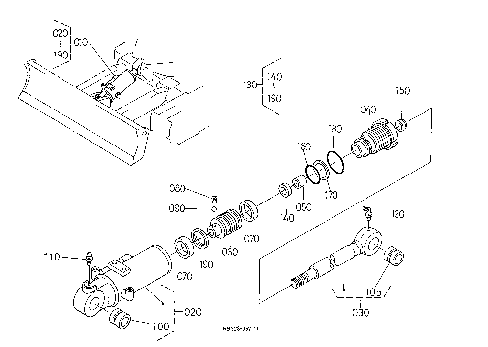 Blade Cylinder And Component Parts