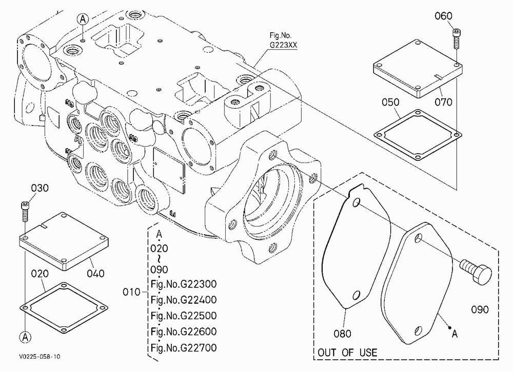 HST PUMP (COVER) [COMPONENT PARTS]