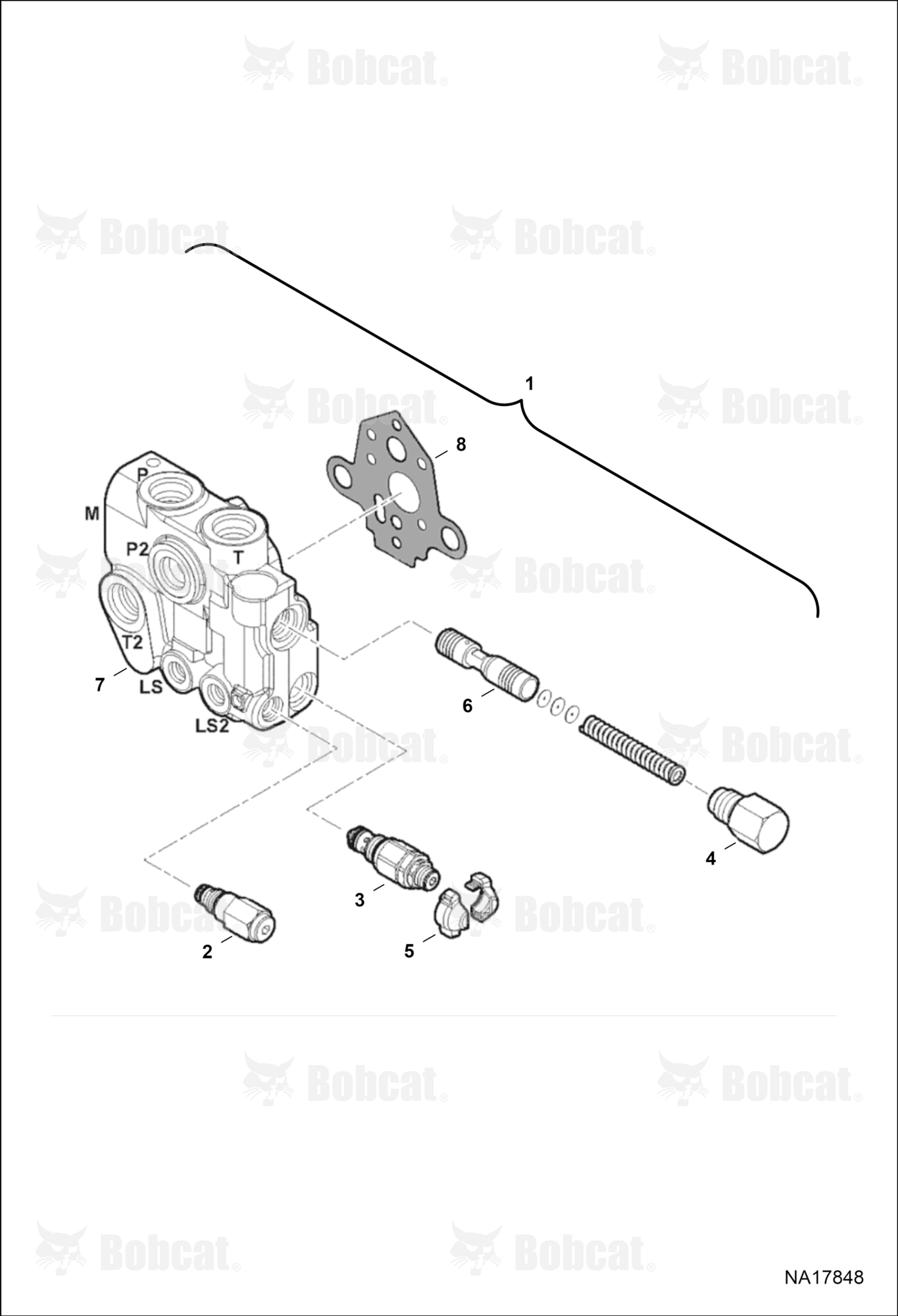 Hydraulic Control Valve (Inlet Section)