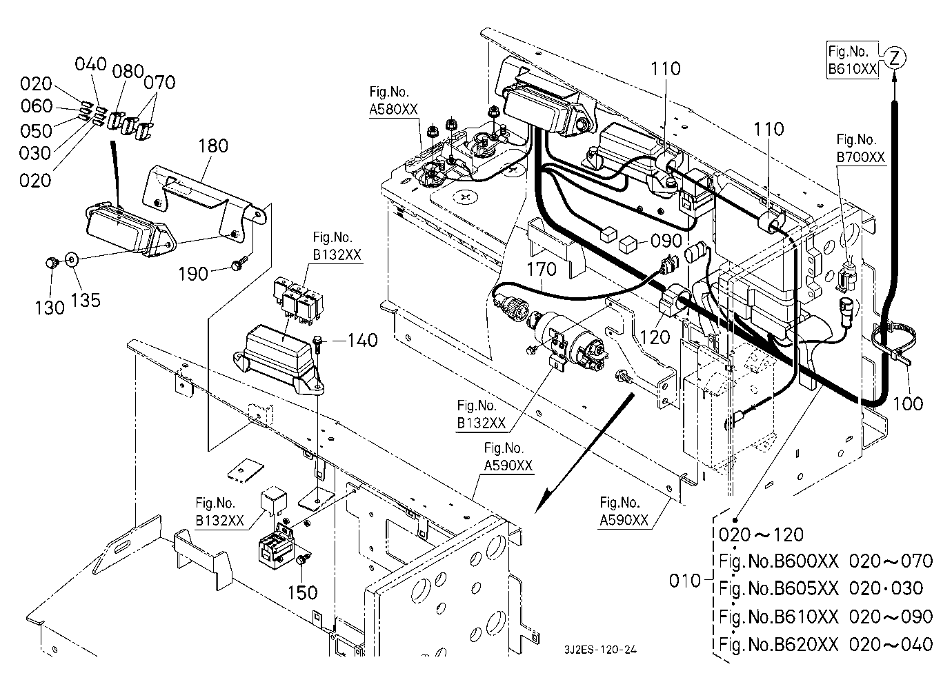 Electrical Wiring (Engine) (Fuse/Battery)