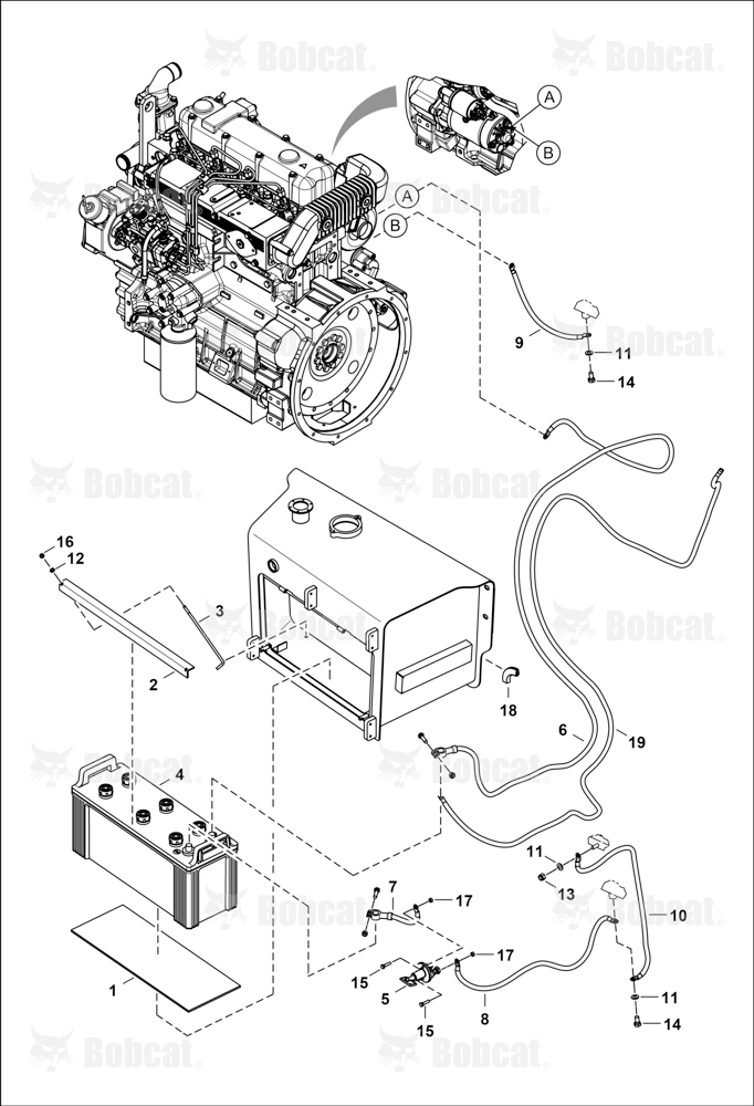 Engine Electrical Circuitry (Battery & Grounds)
