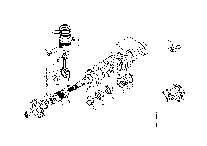 Piston Crankshaft