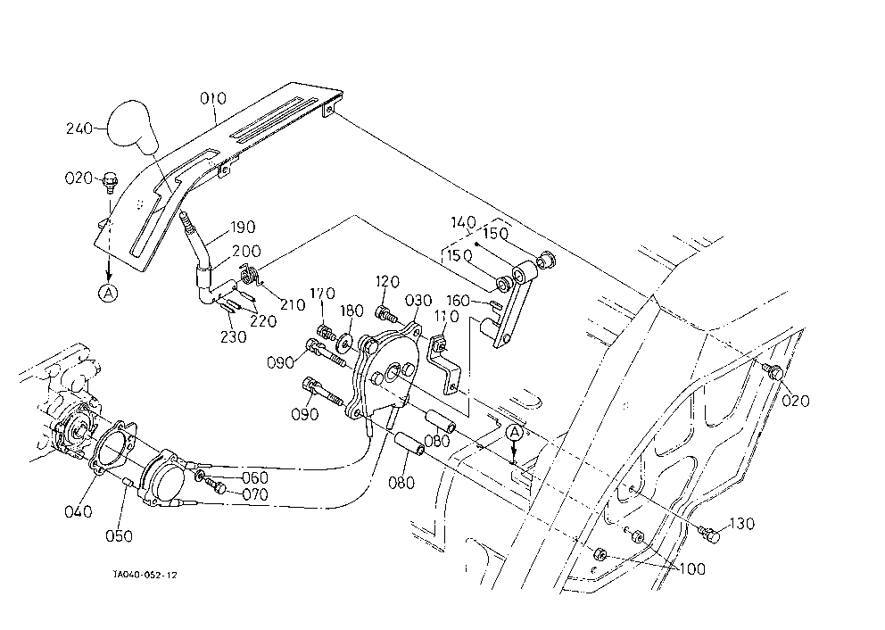 Main Gear Shift Lever [Gst Type] [Rops Type]