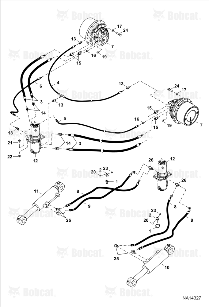 Hydraulic Circuitry (Lower)