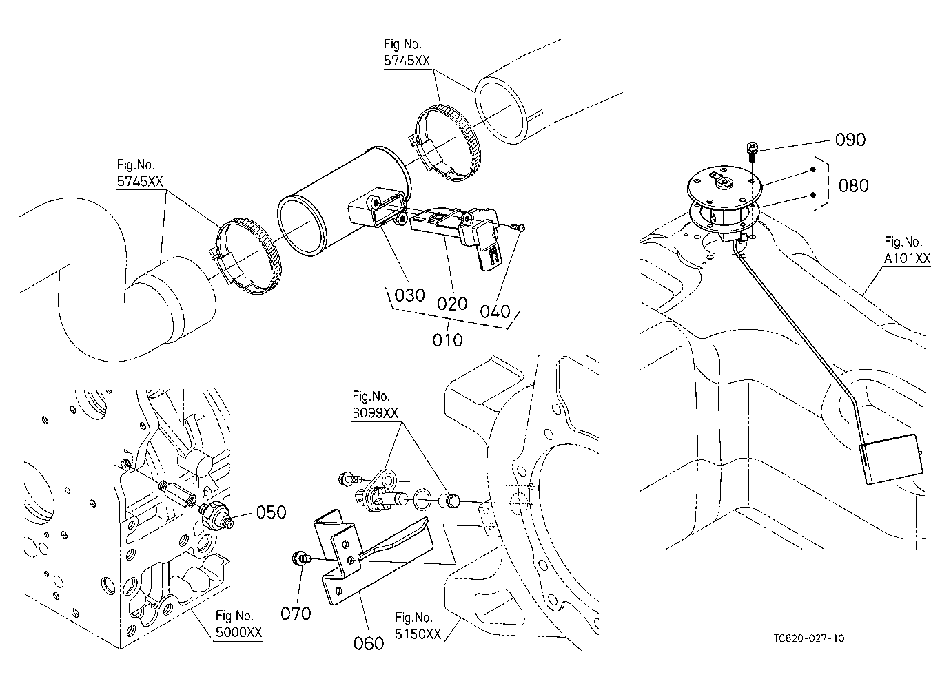 Switch/Sensor (Inlet Pipe/Engine/Fuel Tank)