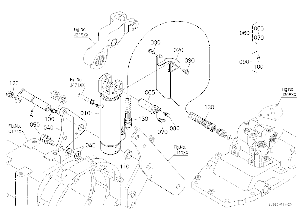 3P-Lift Assist Cylinder Rh