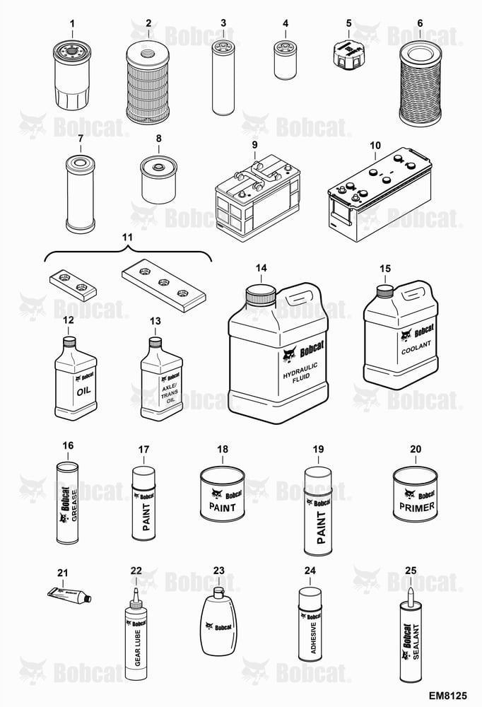 Maintenance Items (Service Parts)