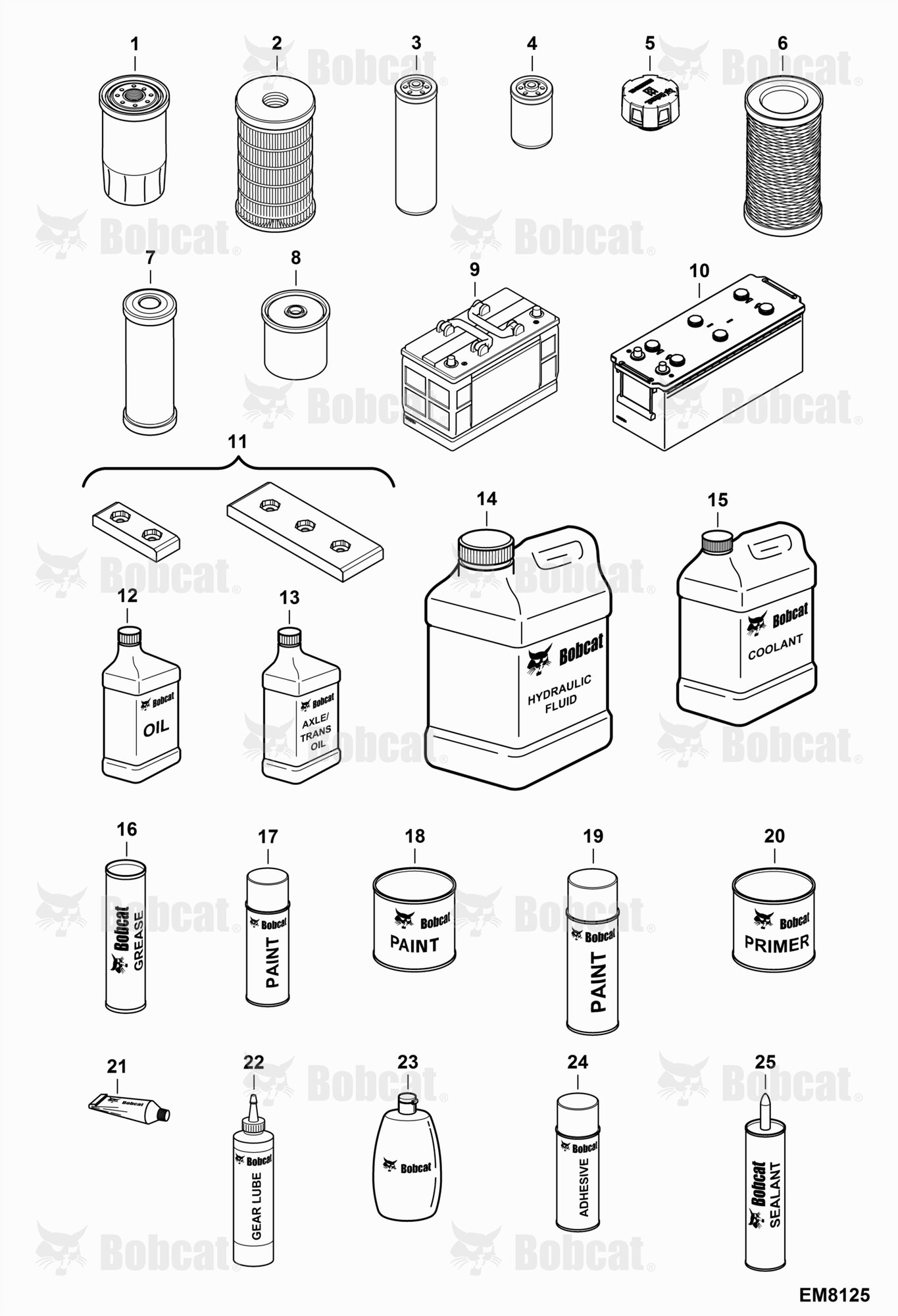 Maintenance Items (Service Parts)
