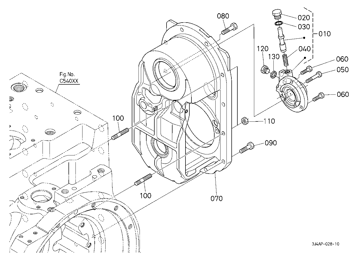 Pto Shaft Housing