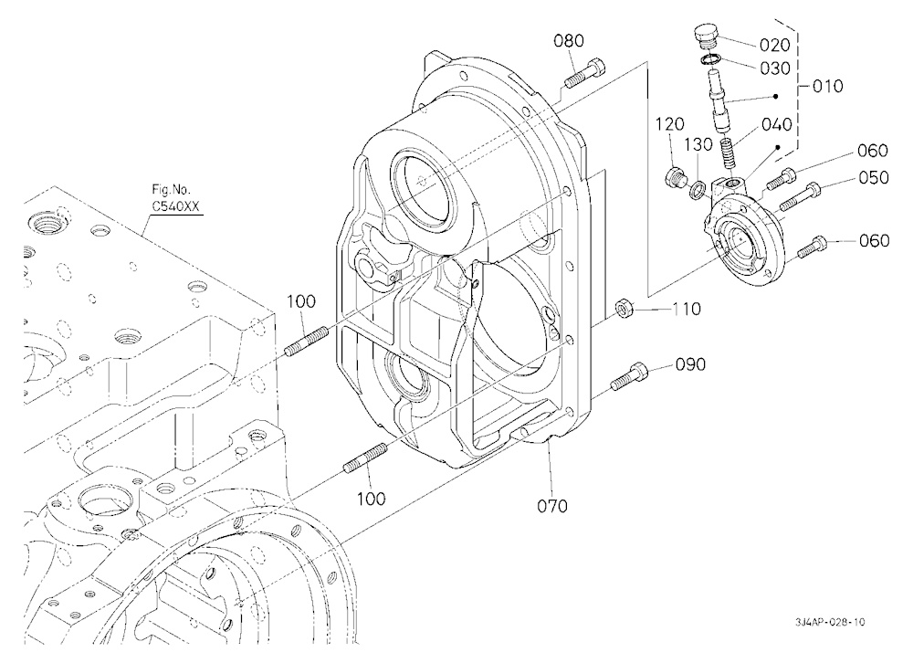 Pto Shaft Housing