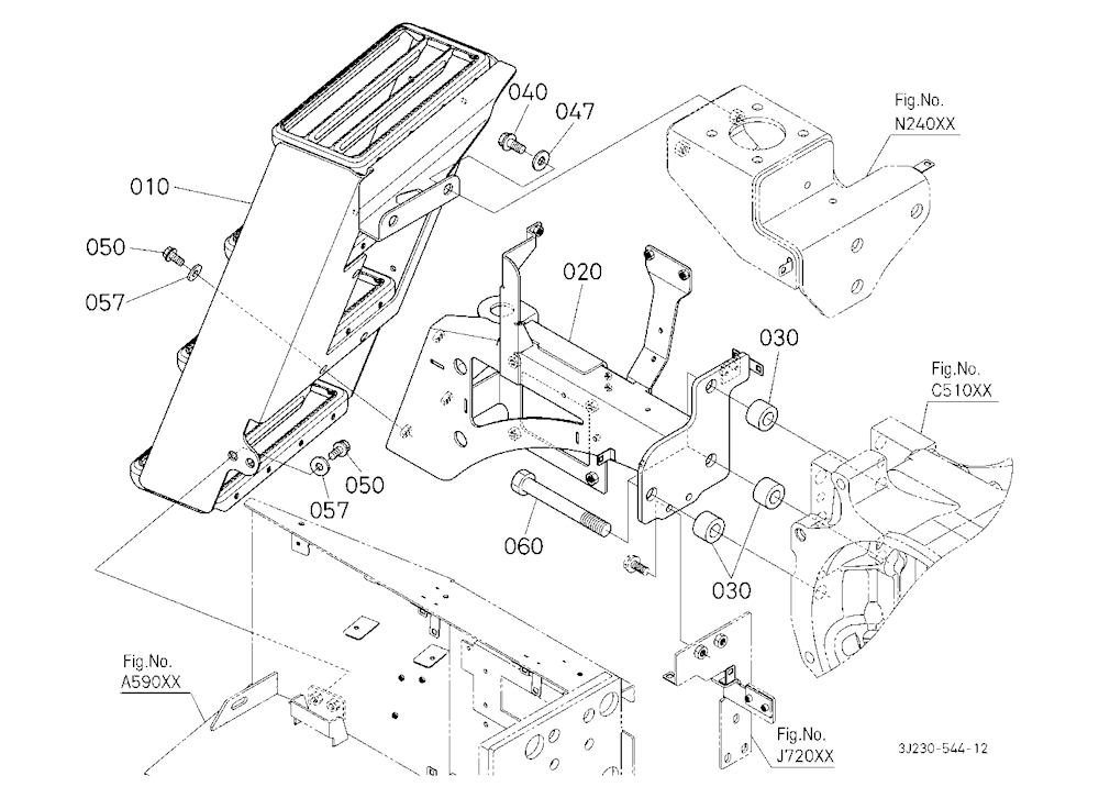 Step Rh [W/O Loader Equipment] [With Front Suspens