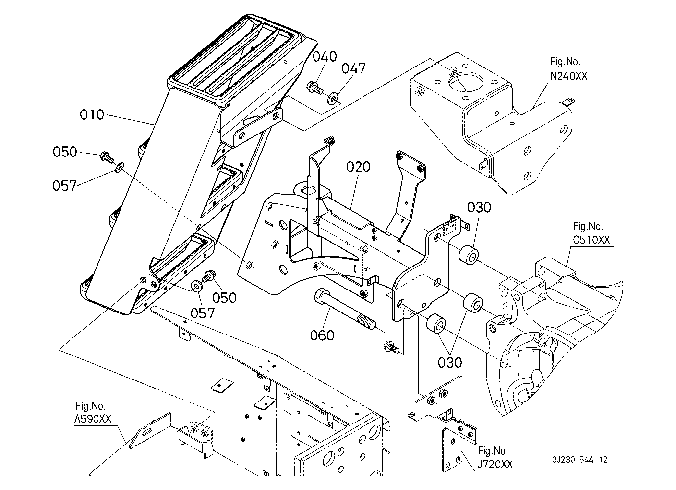 Step Rh [W/O Loader Equipment] [With Front Suspens