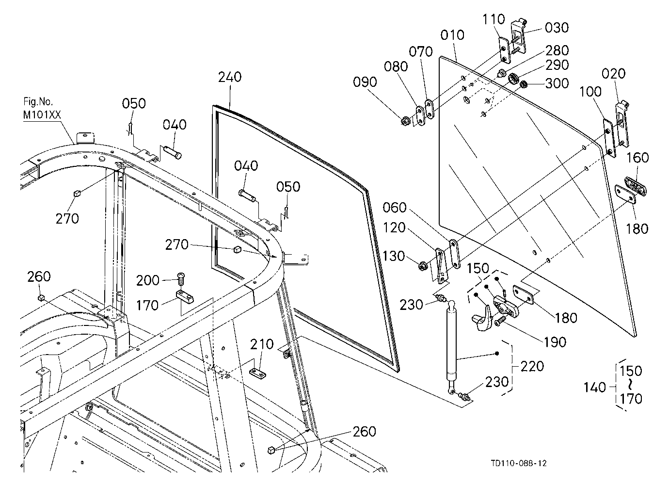 Hatch Back Glass [A]
