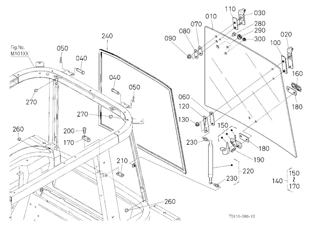 Hatch Back Glass [A]