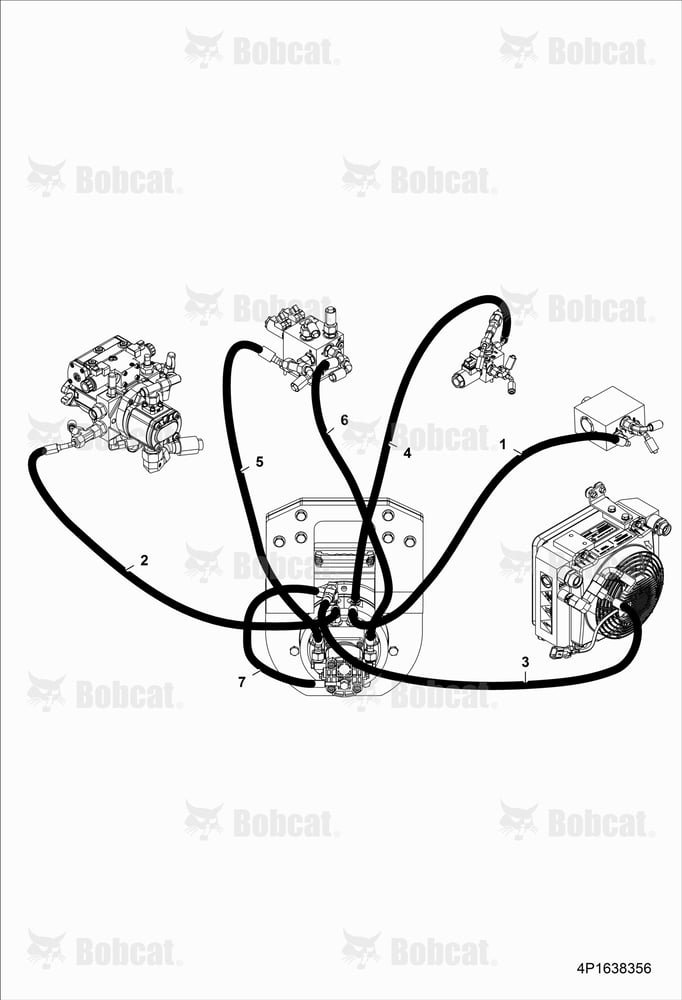 Hose Set - Drum Rear