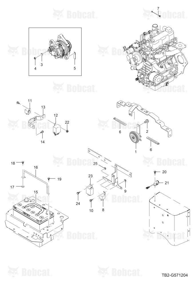 Bonnet Electrical System Group