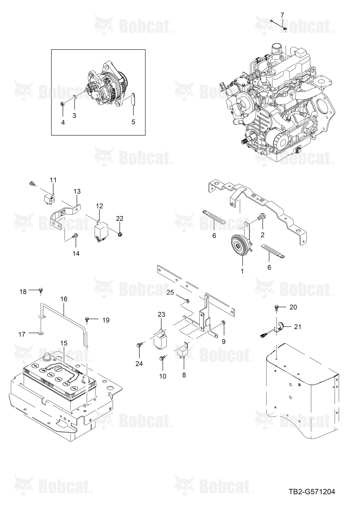 Bonnet Electrical System Group