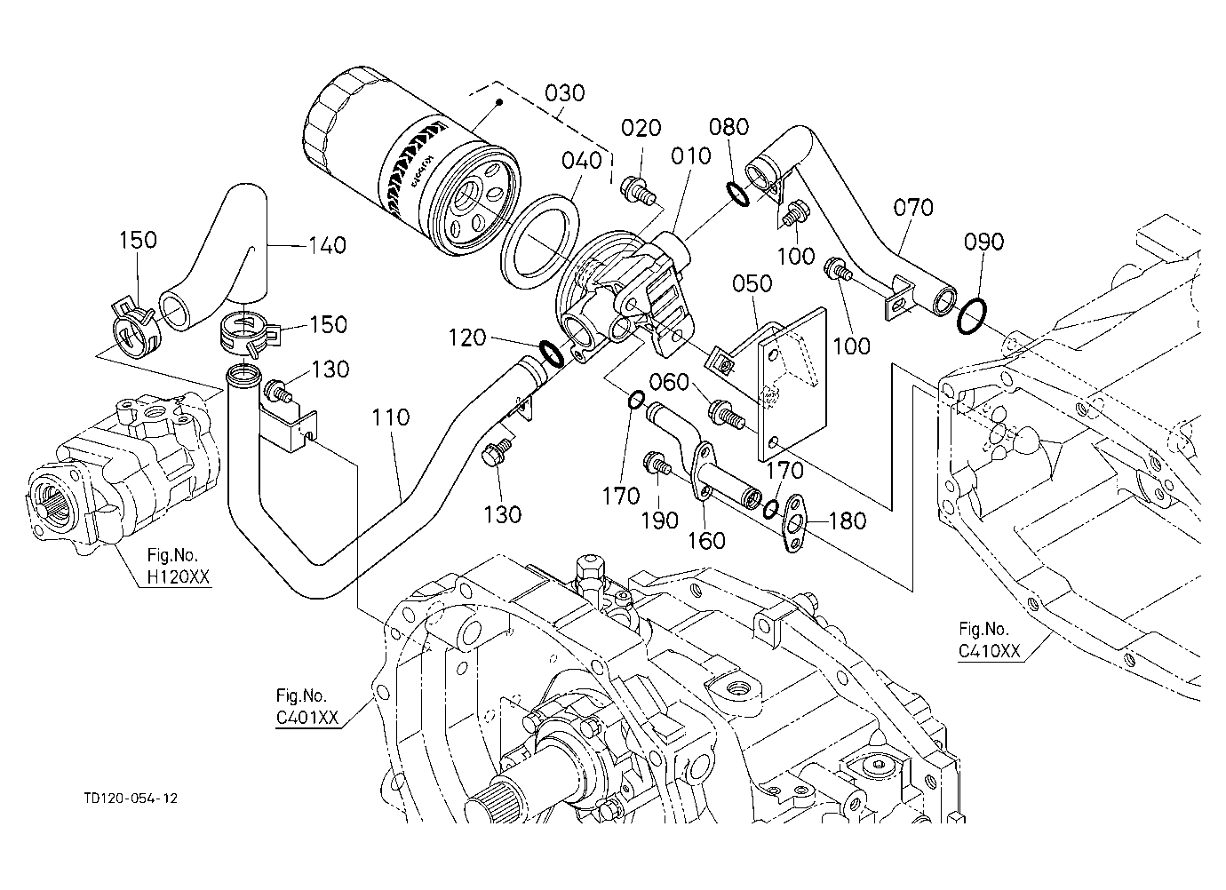 Hydraulic Oil Line (Inlet)