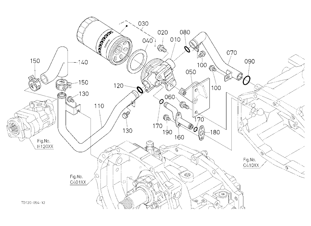 Hydraulic Oil Line (Inlet)