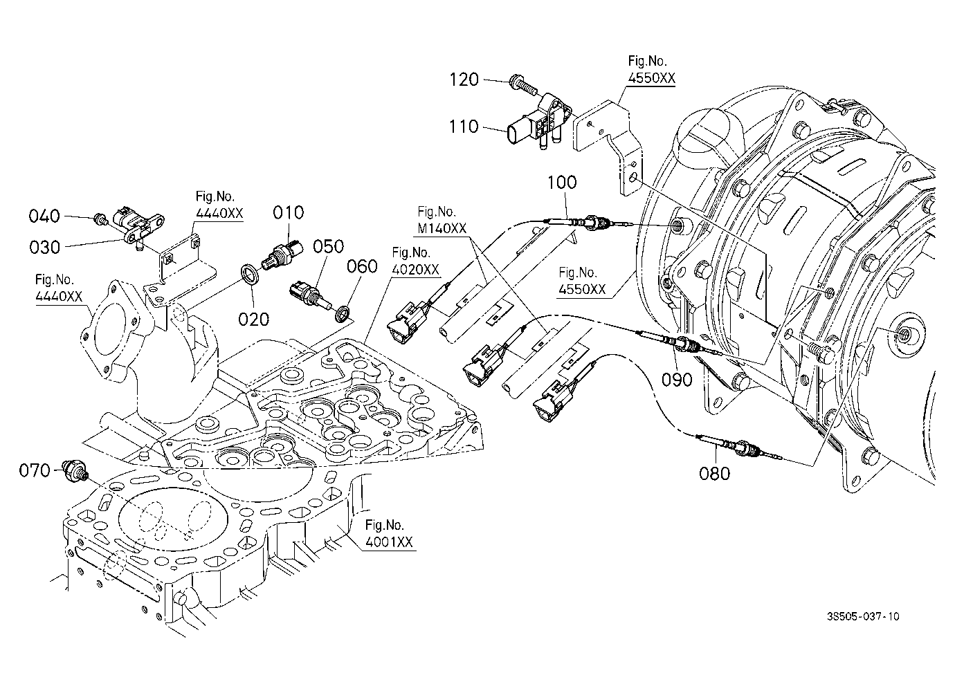 Switch/Sensor (Engine Rh/Muffler)