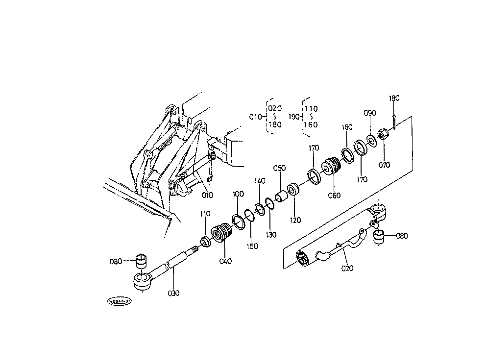 Steering Cylinder(Component Parts)