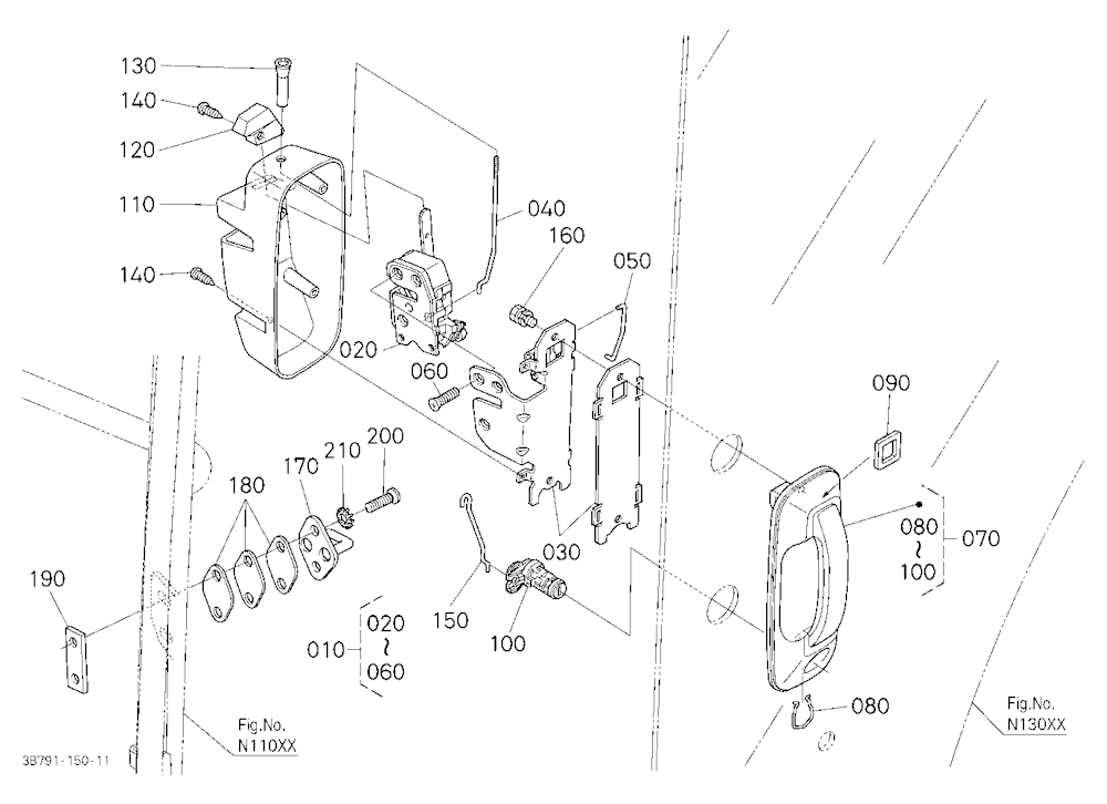 Door Lock Lh