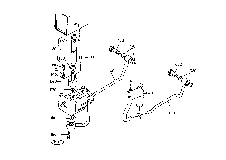 Power Steering Oil Line (Manual Shuttle)