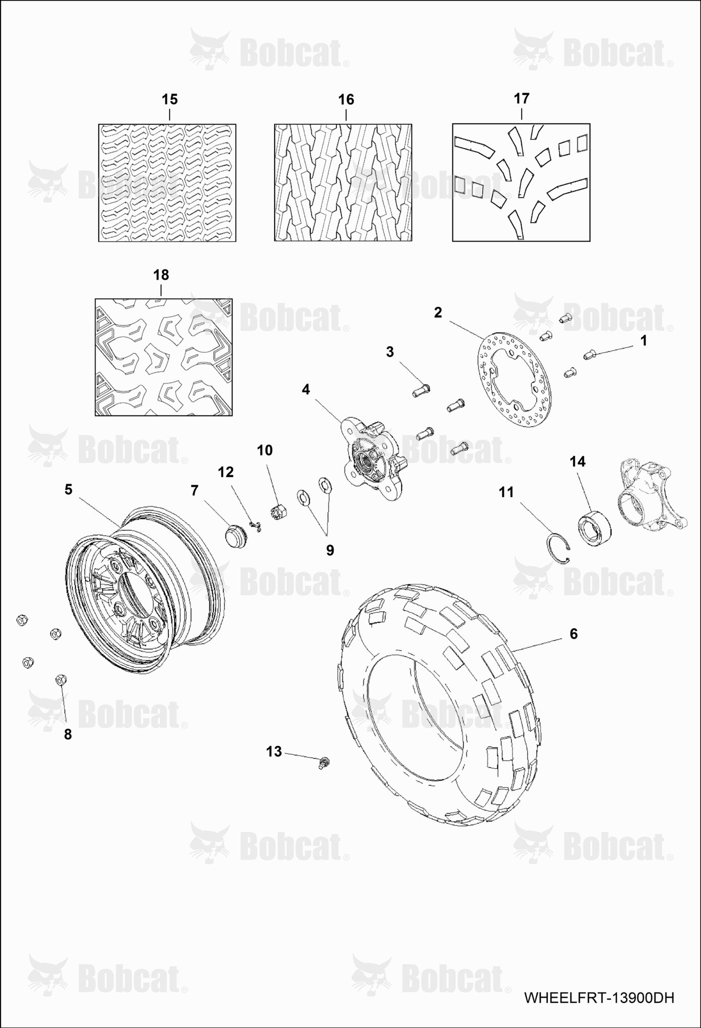 Wheels (Front & Rear) (Black)