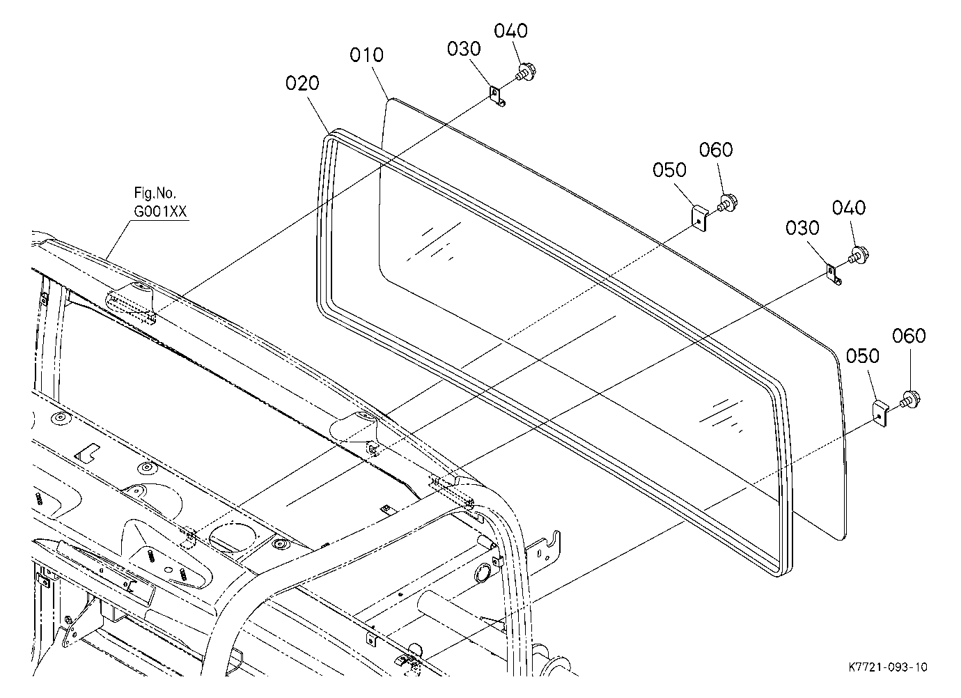 Hatch Back Glass