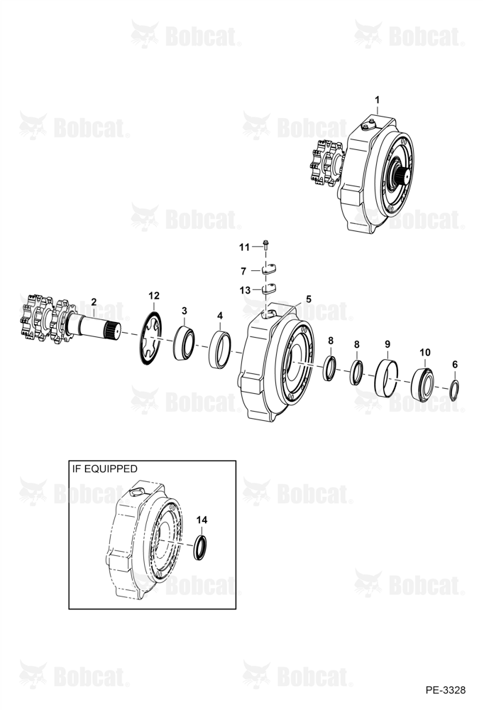 Motor Carrier (Drive Motor Mount Assy) (W/Speed Sensor)