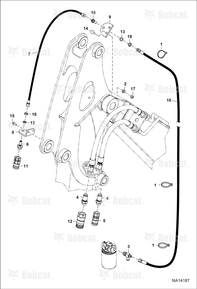 Hydraulic Auxiliary Extension (Loxam Option)