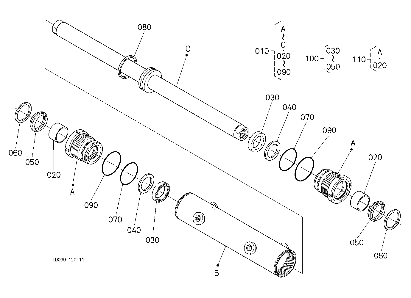 Steering Cylinder [Component Parts][New]