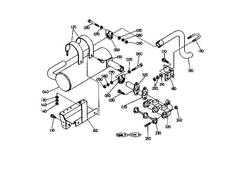 Muffler Exhaust Manifold