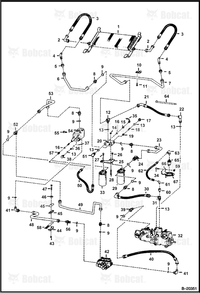 Hydrostatic Circuitry 510250691 & Below, 508415215 & Below, 510375001 & Above, 509715001 & Above