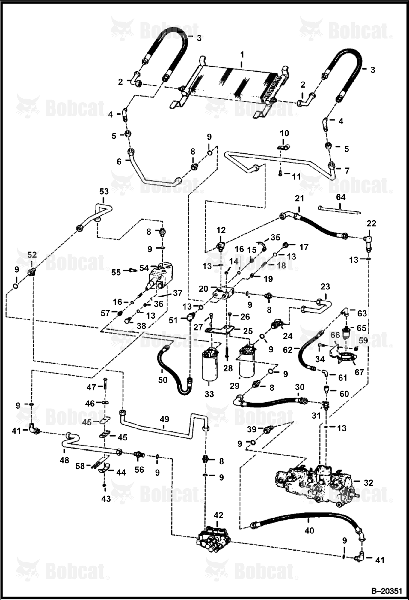 Hydrostatic Circuitry 510250691 & Below, 508415215 & Below, 510375001 & Above, 509715001 & Above